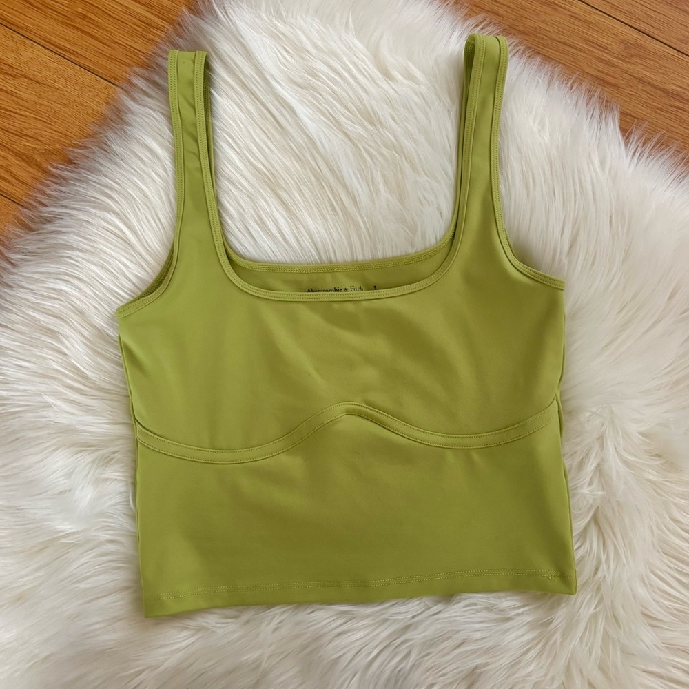 Abercrombie & Fitch Soft A & F Collection Lime Green Top